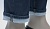 Джинсовые брюки "Евро длина" без молнии 7555-2175E цвет: синий